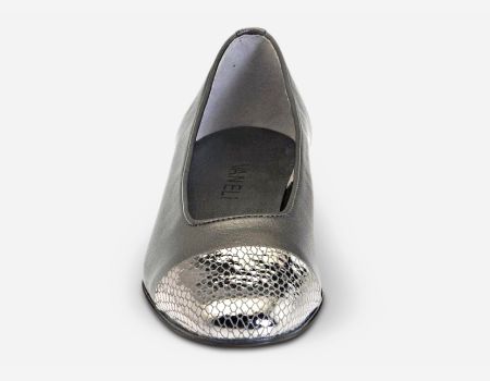 VANELI Fabra Perforated Oxford Slip-on Napa Leather sale Pewter 8.5 Narrow NEW!!!